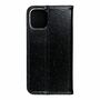 Apple iPhone 12 Mini Tasche Handy H�lle Schutz Cover mit Kartenfach Glitzer Schwarz