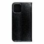 Apple iPhone 12 Pro Max Tasche Handy H�lle Schutz Cover mit Kartenfach Glitzer Schwarz