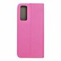 Huawei P smart 2021 Tasche Handy H�lle Schutz-Cover Flip-Case Rosa