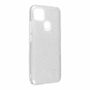 Xiaomi Redmi 9C Handyh�lle Case H�lle Silikon Glitzer Silber