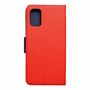 Samsung Galaxy A02s Tasche Case Handy H�lle Schutz-Cover Flip-Case mit Kartenfach Rot