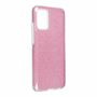 Samsung Galaxy A02s Handyh�lle Case H�lle Silikon Glitzer Pink