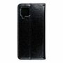 Samsung Galaxy A42 5G Tasche Handy H�lle Schutz Cover mit Kartenfach Glitzer Schwarz