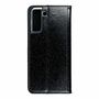 Samsung Galaxy S21 Plus Tasche Handy H�lle Schutz Cover mit Kartenfach Glitzer Schwarz