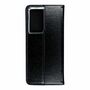 Samsung Galaxy S21 Ultra Tasche Handy H�lle Schutz Cover mit Kartenfach Glitzer Schwarz