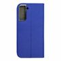 Samsung Galaxy S21 Tasche Handy H�lle Schutz-Cover Flip-Case Blau