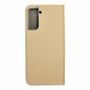 Samsung Galaxy S21 Plus Tasche Handy H�lle Schutz-Cover Flip-Case Gold