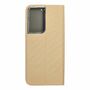 Samsung Galaxy S21 Ultra Tasche Handy H�lle Schutz-Cover Flip-Case Gold
