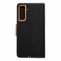 Samsung Galaxy S21 Tasche Handy H�lle Schutz-Cover Flip-Case Schwarz