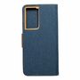 Samsung Galaxy S21 Ultra Tasche Handy H�lle Schutz-Cover Flip-Case Blau