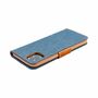Samsung Galaxy A02 Tasche Handy H�lle Schutz-Cover Flip-Case Blau