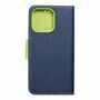 Apple iPhone 13 Pro Tasche Handy H�lle Schutz-Cover Flip-Case mit Kartenfach Blau