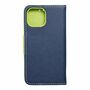 Apple iPhone 13 mini Tasche Handy H�lle Schutz-Cover Flip-Case mit Kartenfach Blau