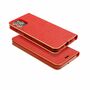 Apple iPhone 13 Pro Tasche Handy H�lle Schutz-Cover Flip-Case mit Kartenfach Rot