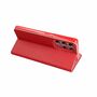 Apple iPhone 13 Pro Tasche Handy H�lle Schutz-Cover Flip-Case mit Kartenfach Rot