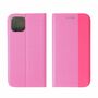 Apple iPhone 13 Pro Tasche Handy H�lle Schutz-Cover Flip-Case mit Kartenfach Rosa