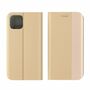 Apple iPhone 13 Pro Tasche Handy H�lle Schutz-Cover Flip-Case mit Kartenfach Gold