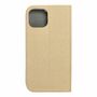 Apple iPhone 13 Tasche Handy H�lle Schutz-Cover Flip-Case mit Kartenfach Gold