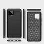 Samsung Galaxy A42 5G TPU Case Carbon Fiber Optik Brushed Schutz H�lle Schwarz