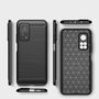Xiaomi Mi 10T TPU Case Carbon Fiber Optik Brushed Schutz H�lle Schwarz