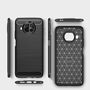 Xiaomi Mi 10T Lite TPU Case Carbon Fiber Optik Brushed Schutz H�lle Schwarz