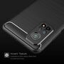 Xiaomi Mi 10T Pro TPU Case Carbon Fiber Optik Brushed Schutz H�lle Schwarz