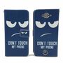  Handyh�lle Tasche + 1 Panzer Schutz Glas f�r Case Handy Acer Liquid Z530 Dont Touch my Handy