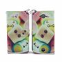  Handyh�lle Tasche + 1 Panzer Schutz Glas f�r Case Handy Acer Liquid Z530 Schriftzug Marshmallows