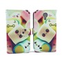 Handyh�lle Tasche + 1 Panzer Schutz Glas f�r Case Handy Samsung Galaxy S4 Schriftzug Marshmallows
