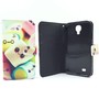  Handyh�lle Tasche + 1 Panzer Schutz Glas f�r Case Handy Samsung Galaxy S4 Schriftzug Marshmallows