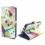  Handyh�lle Tasche + 1 Panzer Schutz Glas f�r Case Handy Huawei P8 Lite Case Marshmallows
