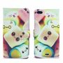  Handyh�lle Tasche + 1 Panzer Schutz Glas f�r Case Handy Wiko Highway Pure Case Schriftzug Marshmallows