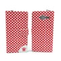 Handyh�lle Tasche + 1 Panzer Schutz Glas f�r Handy ZTE Blade L3 Polka Dot Rot