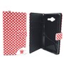 Handyh�lle Tasche + 1 Panzer Schutz Glas f�r Handy ZTE Blade L3 Polka Dot Rot