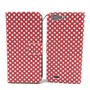  Handyh�lle Tasche + 1 Panzer Schutz Glas f�r Case Handy ZTE Blade V6 Polka Dot Rot