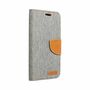 Huawei P8 Lite Tasche Handy H�lle Schutz-Cover Flip-Case Grau