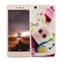  Handy H�lle f�r Xiaomi Redmi 3 Cover Case Schutz Tasche Motiv Slim TPU + Panzer Schutz Glas 9H Schriftzug Marshmallows