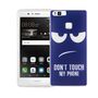 Dont Touch My Handy Case Handyh�lle Huawei P9 Silikon Panzer Schutz Glas