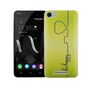  Handy H�lle f�r Wiko Jerry Cover Case Schutz Tasche Motiv Slim TPU + Panzer Schutz Glas 9H Be Happy Gr�n