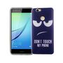 Dont Touch My Handy Case Handyh�lle Huawei Nova Silikon Panzer Schutz Glas