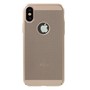 Handy H�lle f�r Apple iPhone XS Schutzh�lle Case Tasche Cover Etui Gold