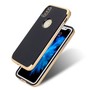 Hybrid Silikon Handy H�lle f�r Apple iPhone XS Case Cover Tasche Gold