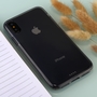 Crystal Case H�lle f�r Apple iPhone XS Grau Rahmen Full Body