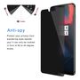 OnePlus 6 Blickschutz Panzer Schutz Glas Anti-Spy Glasfolie 9H - 3 St�ck