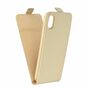 Apple iPhone X / XS H�lle Klapp Tasche Rundumschutz Flip Case Gold