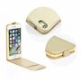 Apple iPhone X / XS H�lle Klapp Tasche Rundumschutz Flip Case Gold