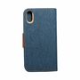 Apple iPhone XS Tasche Handy H�lle Schutz-Cover Flip-Case Blau