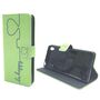  Handyh�lle Tasche f�r Case Handy Sony Xperia XA Be Happy Gr�n