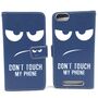  Handyh�lle Tasche f�r Case Handy Wiko Jerry Dont Touch my Handy