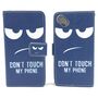  Handyh�lle Tasche f�r Case Handy Wiko Sunny Dont Touch my Handy